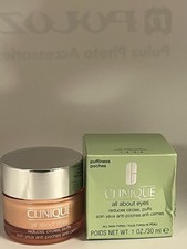Clinique All About Eyes Eye Cream Reduce Circles  Puffs 1 oz BNIB