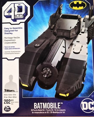 4D Build - Batmobile - detailreicher 3D-Modellbausatz aus hochwertigem Karton...