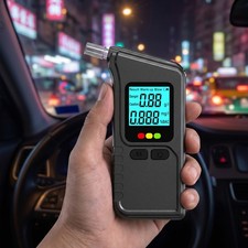 Digital Breathalyser, Portable Alcohol Tester, High-Accuracy Alcohol Tester