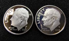 2012 & 2014-S Proof Silver Roosevelt Dimes - San Francisco -  90% Silver - BU