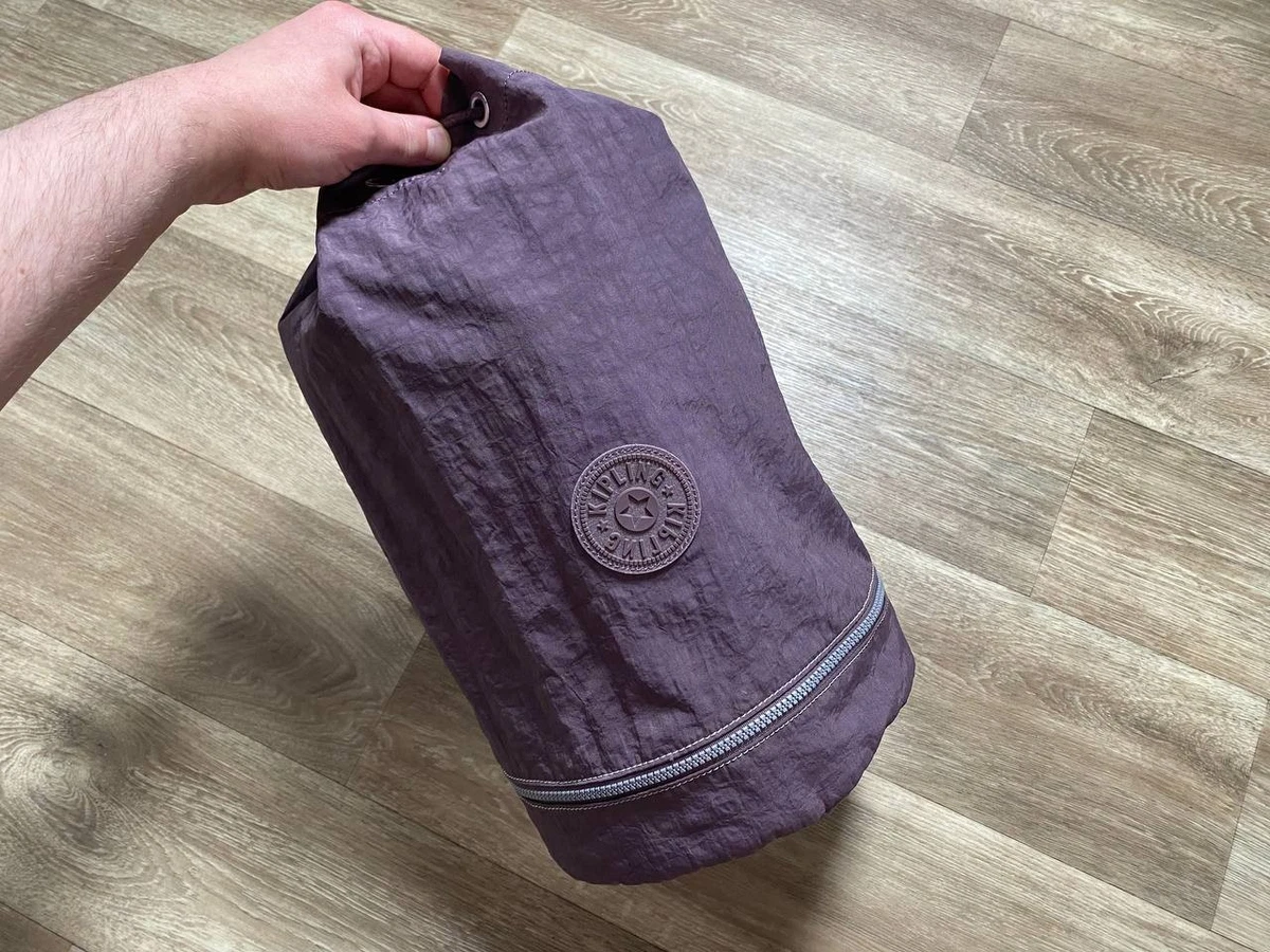 Kipling Lavender Nylon Mesh Drawstring Backpack Seoul Extra Large 17 main image 4