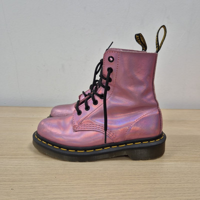 Pascal Boots Dr Martens Pink Metallic Boots Dr Martens 1460 Pascal - Main Image