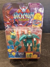 1999 Playmates Toys Ronin Warriors Sage Lightning Action Figure MOC New Sealed