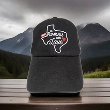 H-E-B HEB Texas Logo Mens Black Strap Back Hat
