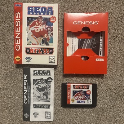 NFL 95 - Sega Genesis Game Complete