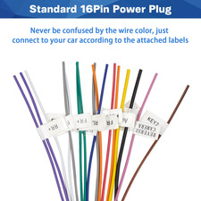 16 Pin ISO Radio Wiring Harness Adapter for Android Car Stereo Radio GPS Head...
