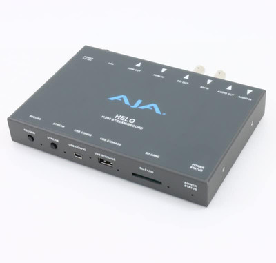 AJA HELO H.264 Streamer und Recorder getestet