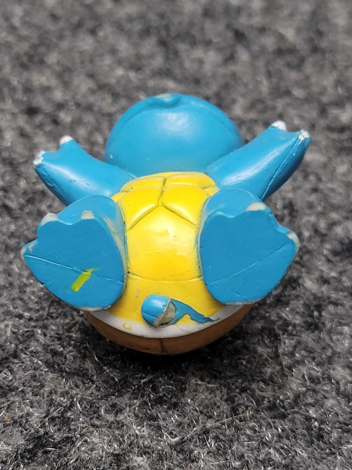 Figura de acción vintage Pokemon Squirtle Tomy años 90 tortuga PVC juguete coleccionable Foto 2 de 4