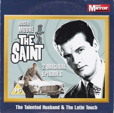 THE SAINT 2 Original Episodes ( DAILY MIRROR Newspaper DVD ) Roger Moore