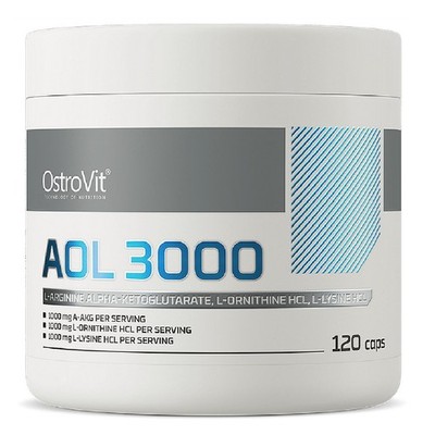 AOL 3000 - 120 Kapseln   1000 mg AAKG - Steigerung der Muskelmasse, Regeneration