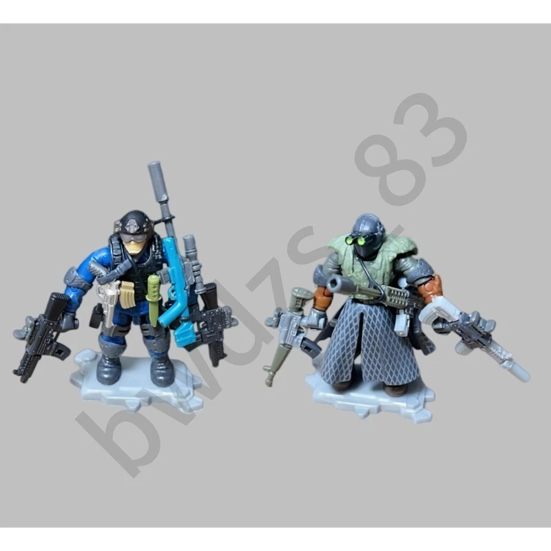 10 Pezzi Arma Spada Energia Blu Scuro Per Mega Construx Halo, Accessori Da Costruzione, Usati