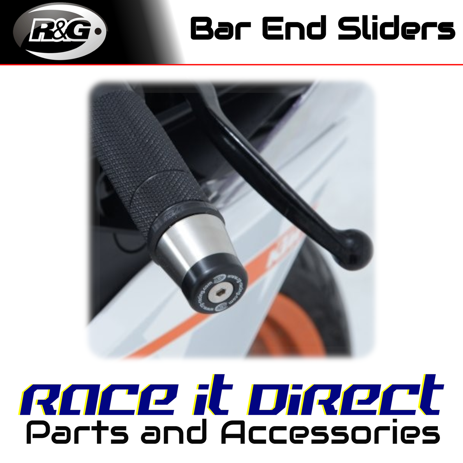 Bar End Sliders for KTM RC 125 2022-2026 R&G