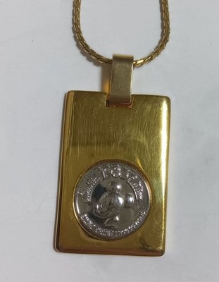 Disney Vintage Mickey Mouse Halskette Gold 1983 Limited Edition Sammlerstück