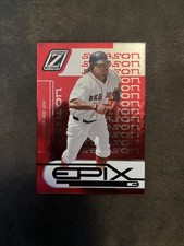 2005 Donruss Zenith Epix Manny Ramirez #E-6 Red Moment /100 Color Match Red Sox