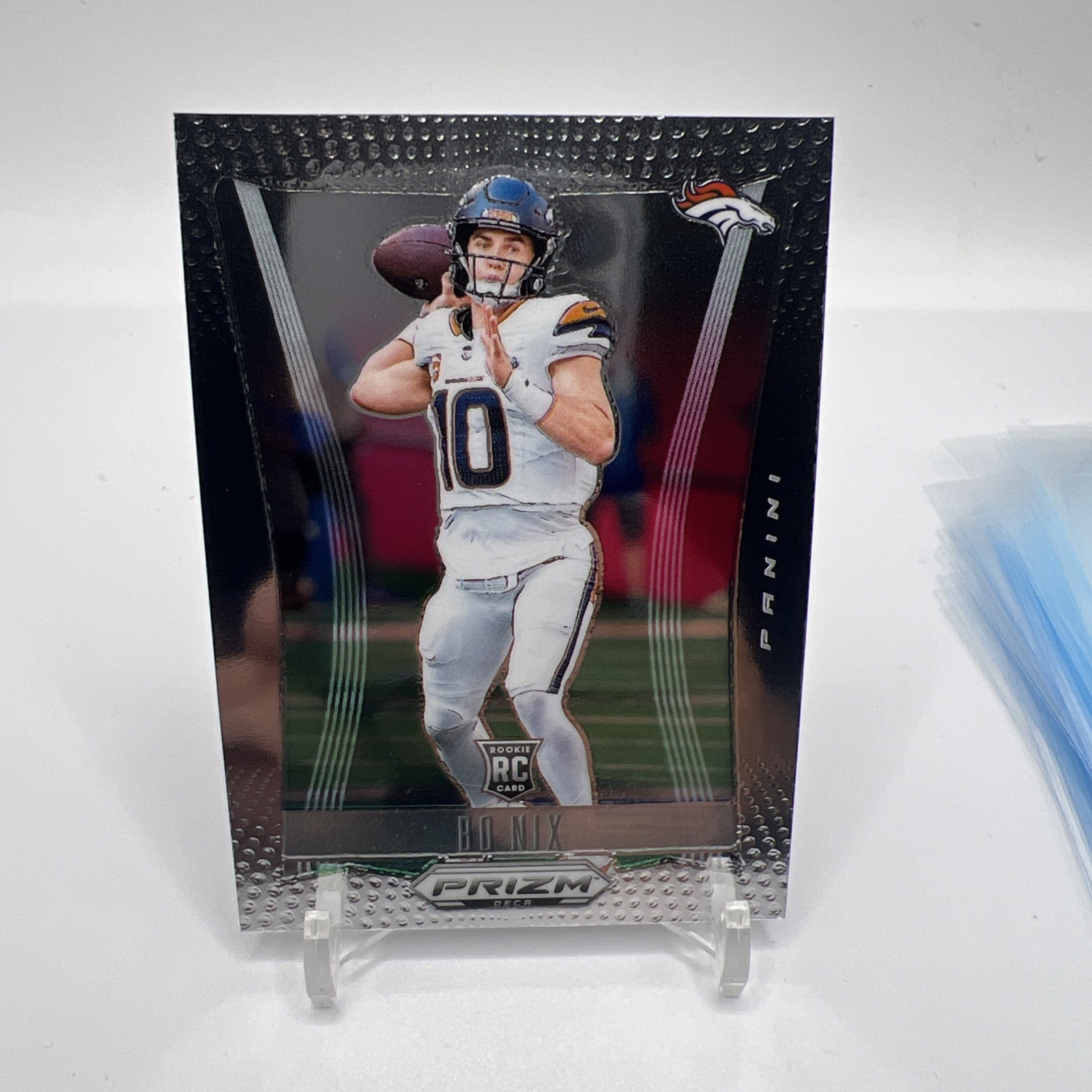 2024 Panini Prizm Deca Bo Nix RC Rookie #92 Broncos