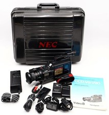 Vintage Sony CCD-V9 Video8 8mm Camcorder with Accessories and Hard Case  READ 