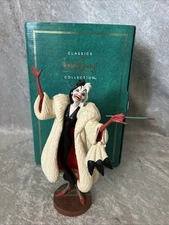 Disney Classics CRUELLA DE VIL "Anita, Daahling" 101 Dalmations Box COA WDCC