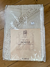 Pojedyncze łóżko Ecru tłoczona teksturowana narzuta z frędzlami narzuta na łóżko NIEOTWARTA