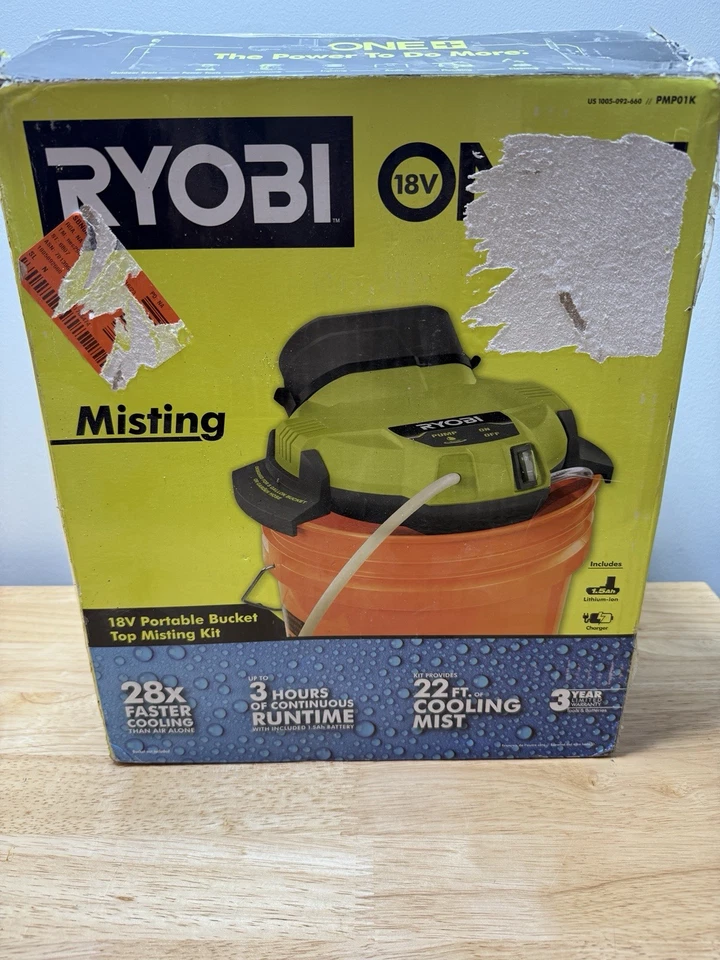 RYOBI 18V Portable Bucket Top Misting Kit - Image 3 of 4