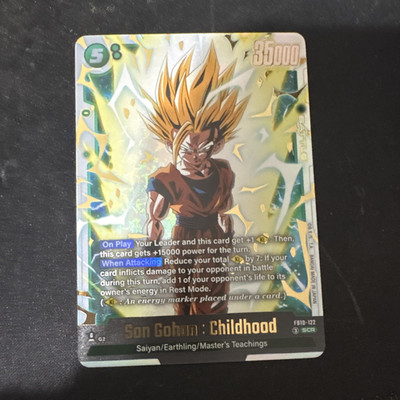 Bandai Dragon Ball Super Son Gohan: Childhood FB10-122 SCR Holo Foil Battle EN