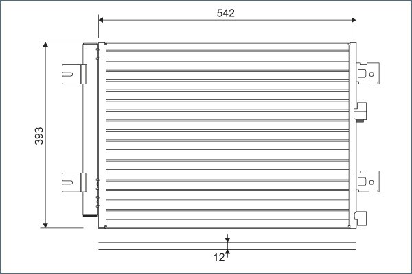 Valeo Klimakondensator (814077) FüR Dacia Logan Sandero Mcv Duster Renault I-image