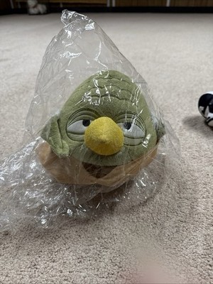 Angry Birds Star Wars Yoda Plush Pillow 12 inch Green Jedi Master Rovio 2012