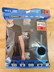 M / MEDIUM  3 PACK BLACK - 32 Degrees Cool Men's Short Sleeve T-Shirts Crew Neck