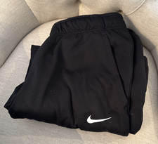 Size MEDIUM Men's NIKE Therma Men's Training Pants Black / White CN9483-010