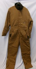Dickies MEN'S PREMIUM INSULATED COVERALL, BROWN DUCK, M TL - GENTLY USED