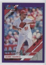 2019 Panini Donruss Holo Purple Jaime Barria #69 1s8