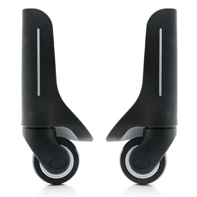 FLASHBUYEASY 2pcs Replacement Luggage/Suitcase Spare Swivel Rear Wheel 360° Spinner W032-A