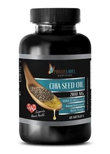Essential fatty acids - CHIA SEED OIL 2000mg - 1 Bottle 60 Softgels