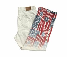 Women's Vintage Tommy Hilfiger Est 1985 USA Flag Pants Size Women's 16