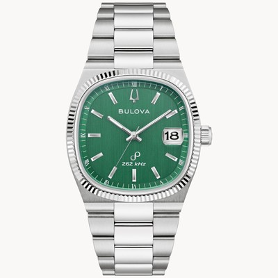 New BULOVA Super Seville 96B439 Day-Date Precisionist Date Magnifier Men's Watch