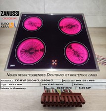 Zanussi ZGRX 2504-7/2404-7 Kochfeld mit EuroKera® Glaskeramik.Mit Gewährleistung
