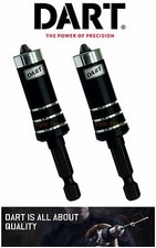 2 x DART IMPACT RATED Double Ring Magnetic Screwdriver Cordless Drill Bit Holder