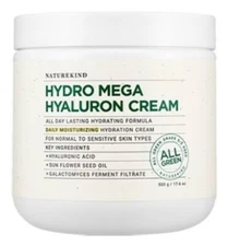 Naturekind Hydro Mega Hyaluron Cream 500g Moisturizing Soothing Korean Cosmetic