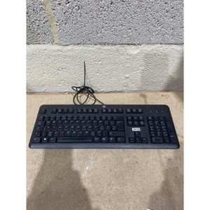 HP KU-1156 Full Size Tastatur Schwarz Kabelgebunden USB QWERTY (Standard) 104 Tasten für PC