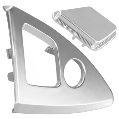 Couvercle De Cylindre De Serrure Console Pour BMW Série 5 F10 F11 2011-2016 - Réf. 51169277348 - Argenté - 4