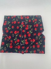  STRAWBERRY  Reusable Sandwich Wrap Bag - Mat Eco Friendly Sandwich Rolls  