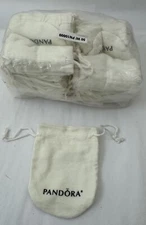 Authentic Pandora ONE (1) Anti Tarnish White Gift Pouch 4" x 3"