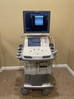 TOSHIBA APLIO 300  Ultrasound & 4 probes PTL-1005BT,PST-30BT,PVT-375BT,PLT-704SB