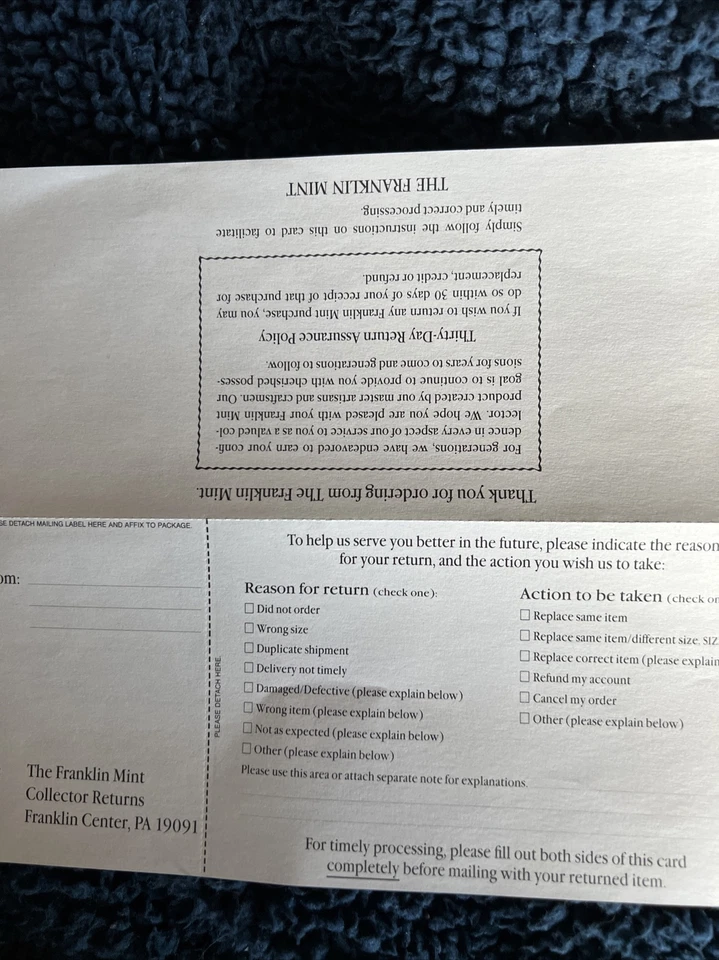 Franklin Mint классические автомобили 50-х Studebaker Starliner спецификации - Изображение 4 из 4