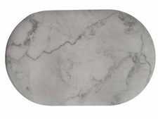 Stone Bath Mat 50x80cm Quick Dry Sup.Absorbent NonSlip Rubber Backing Easy Clean