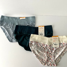 NEW Warner's 3 Pairs Hipster No Muffin Top Panties S/5 Multi-Color 5609J