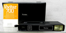 Vivitar 700 Vintage 110 Film Camera 24mm 1:7 Flash 100 w/Case/Manual/Batteries