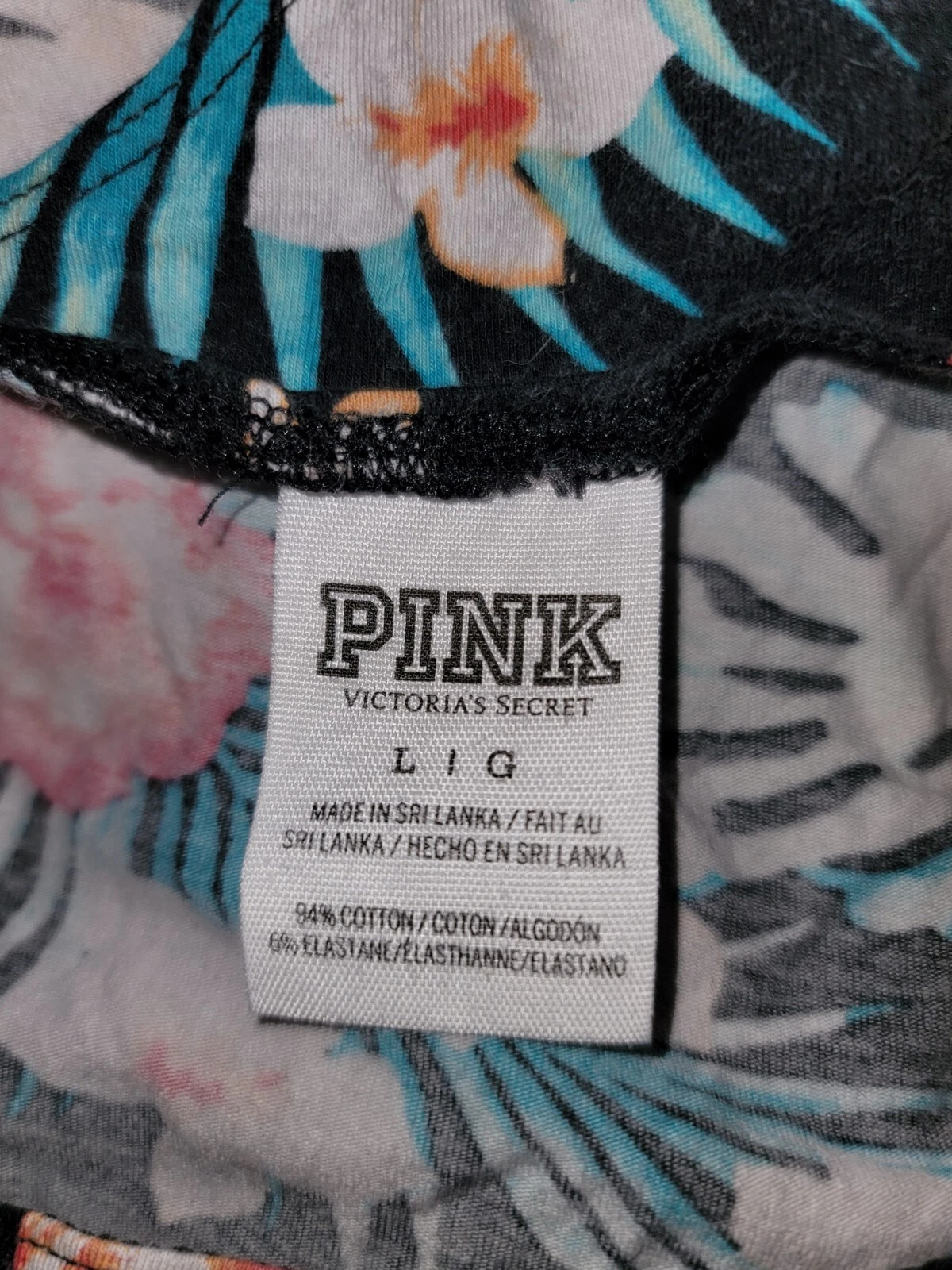 UNDERCOVER Abito rosa di Victoria Secret tropicale colorato aderente e svasato taglia large