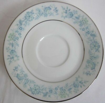 Noritake Milford Pattern # 2227 Blue Green Flowers Platinum u pick what you need