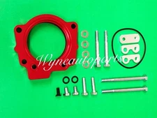 Billet Red Throttle Body Spacer For 00-02 Tundra 4.7L & 01-02 Sequoia 4.7L