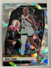 2024-25 Panini Prizm WNBA #72 Dana Evans Cracked Ice Chicago Sky